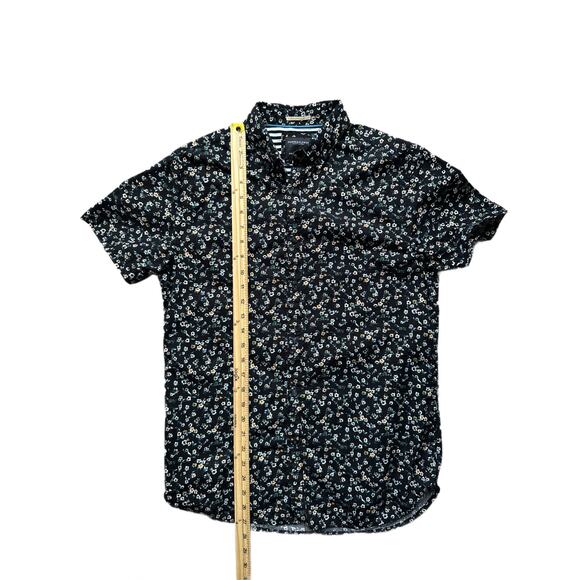 Denim & Flower Mens’s Ricky Singh Flowered Print Button Up Shirt Size S - Picture 4 of 7